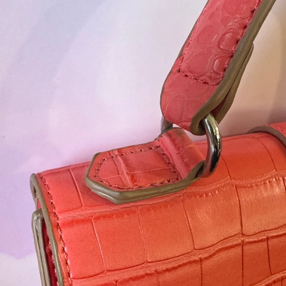 Elegant Coral Anne Klein Small Top Handle Satchel
